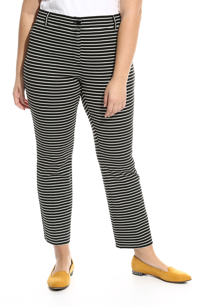 Pantalone in jersey jacquard Intrend Pantalone in jersey jacquard Intrend