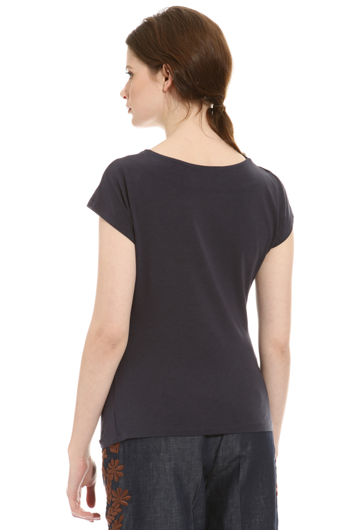 T-shirt con scollo morbido Intrend T-shirt con scollo morbido Intrend