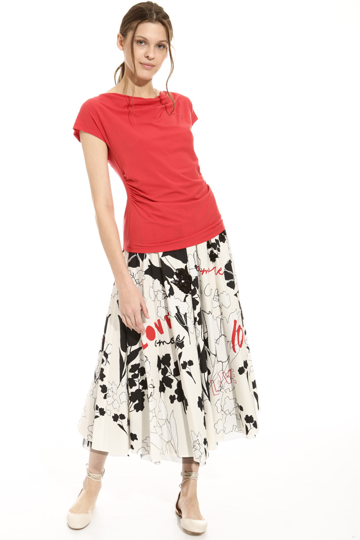 Loose neck T-shirt Intrend Loose neck T-shirt Intrend