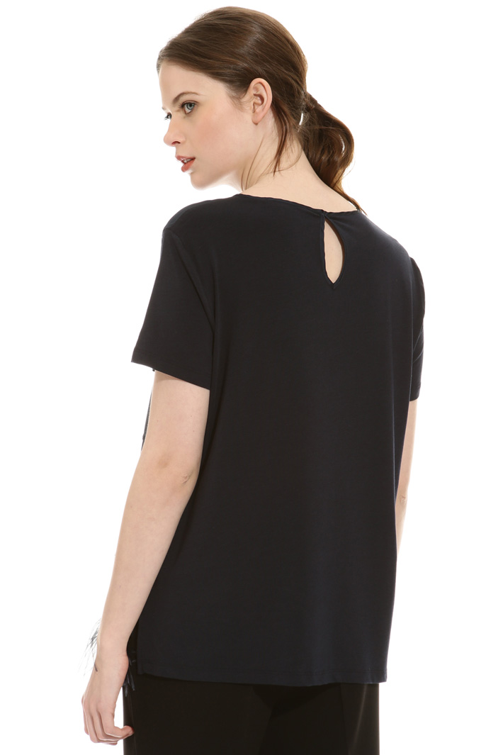 Top con piume staccabili Intrend Top con piume staccabili Intrend