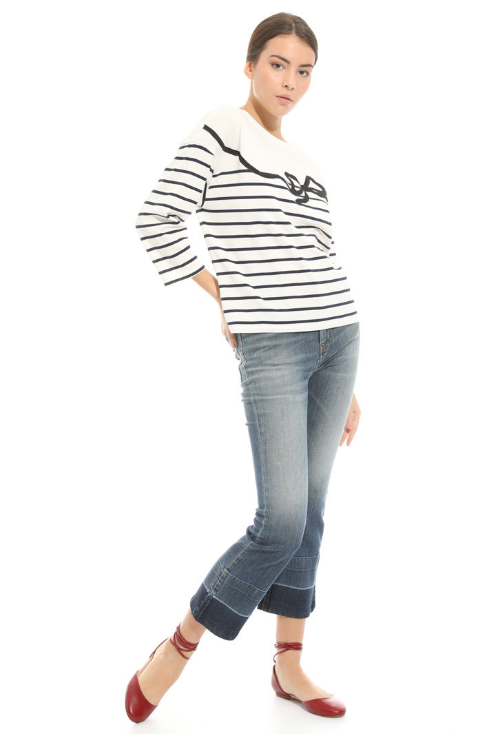 Maglia in jersey con fantasia Intrend Maglia in jersey con fantasia Intrend
