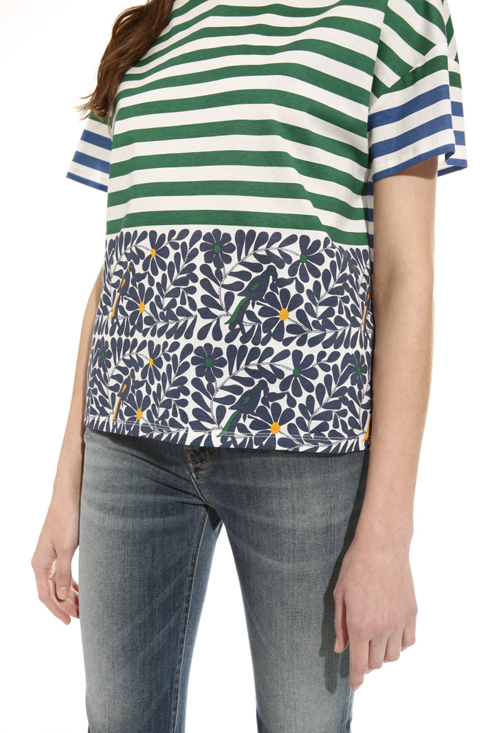 Printed cotton T-shirt Intrend Printed cotton T-shirt Intrend