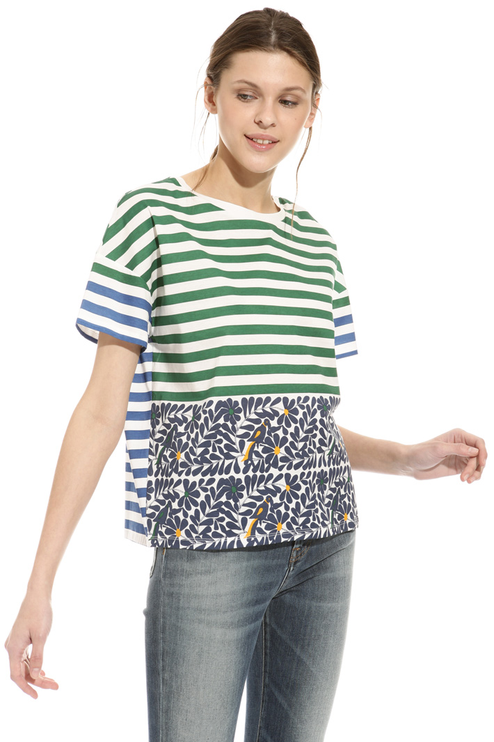 Printed cotton T-shirt Intrend Printed cotton T-shirt Intrend
