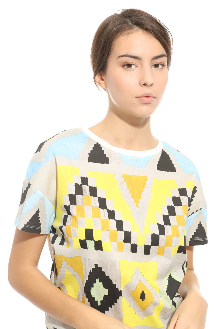 T-shirt in cotone stampato Intrend T-shirt in cotone stampato Intrend