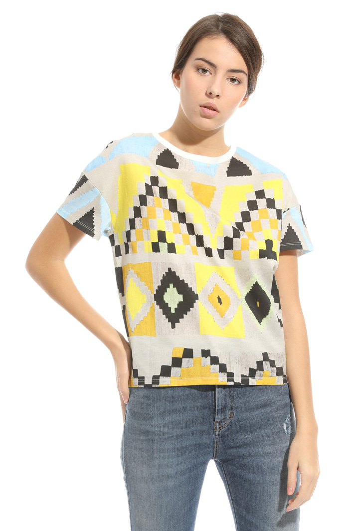 T-shirt in cotone stampato Intrend T-shirt in cotone stampato Intrend