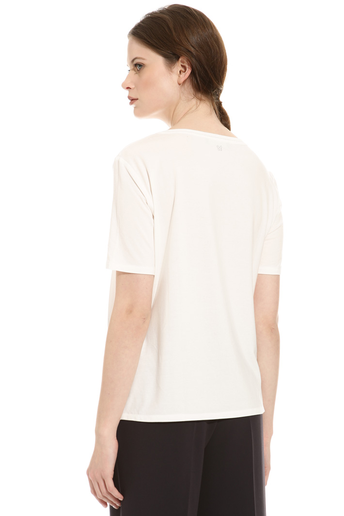 T-shirt mix di cotone e seta Intrend T-shirt mix di cotone e seta Intrend