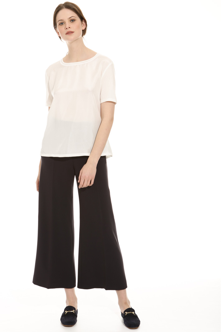 T-shirt mix di cotone e seta Intrend T-shirt mix di cotone e seta Intrend