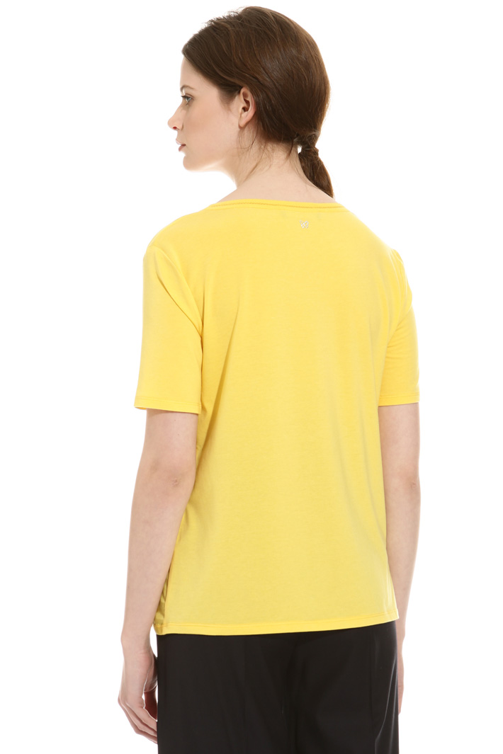 T-shirt mix di cotone e seta Intrend T-shirt mix di cotone e seta Intrend