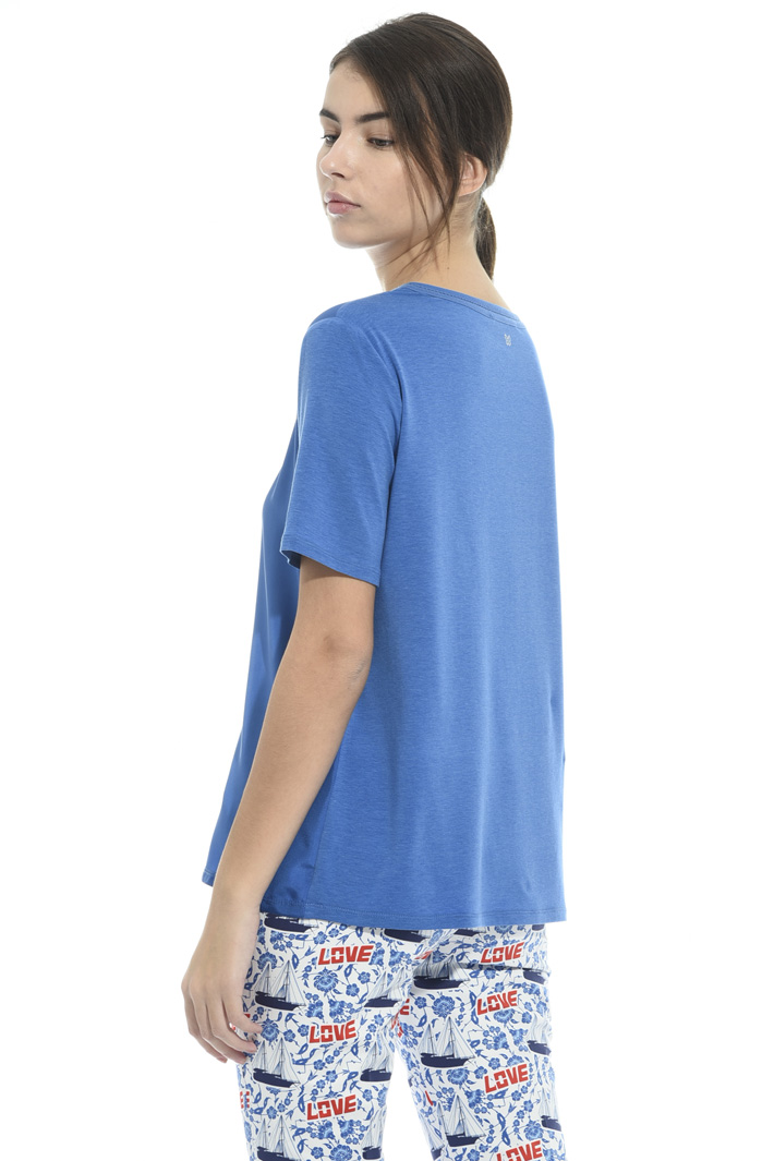 T-shirt mix di cotone e seta Intrend T-shirt mix di cotone e seta Intrend