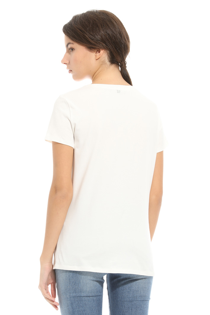 T-shirt con stampa e ricamo Intrend T-shirt con stampa e ricamo Intrend