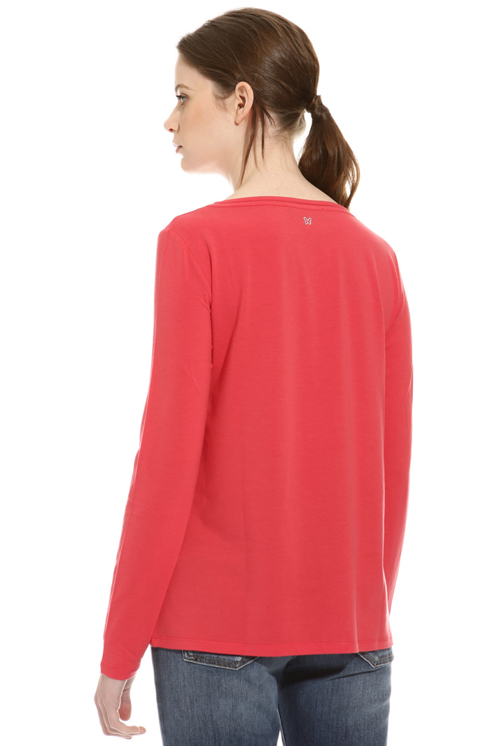 T-shirt con scollo con ajour Intrend T-shirt con scollo con ajour Intrend