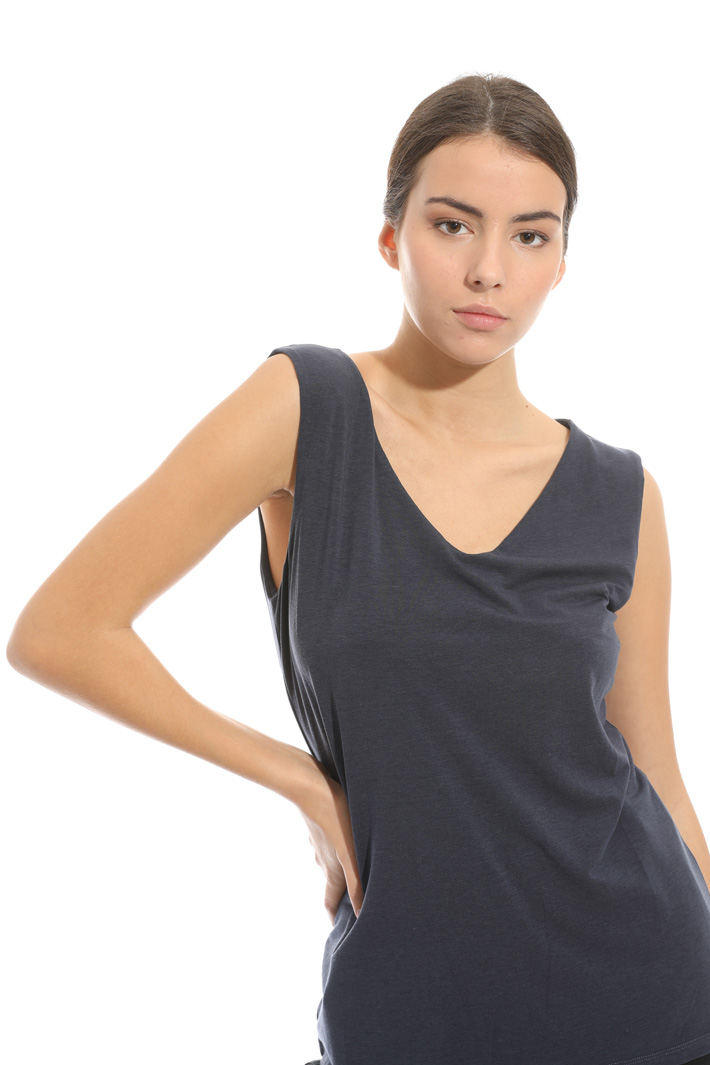 Top in jersey con scollo a V Intrend Top in jersey con scollo a V Intrend