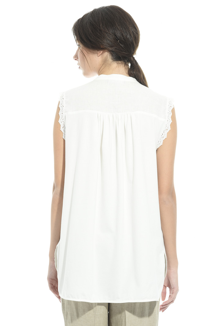 Camicia con inserti in macramé Intrend Camicia con inserti in macramé Intrend