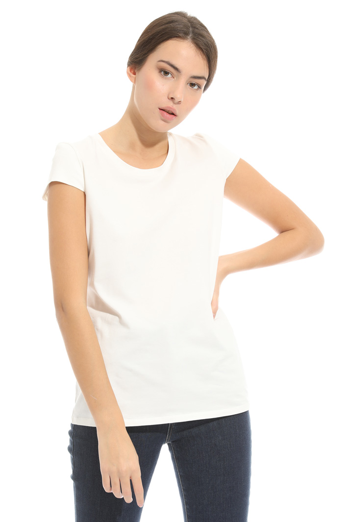 T-shirt in jersey interlock Intrend T-shirt in jersey interlock Intrend