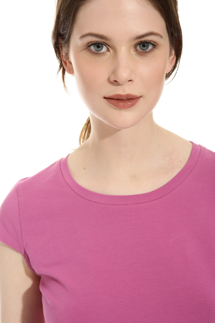 T-shirt in jersey interlock Intrend T-shirt in jersey interlock Intrend