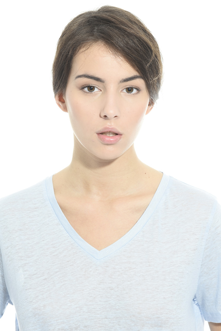 T-shirt in jersey di lino Intrend T-shirt in jersey di lino Intrend