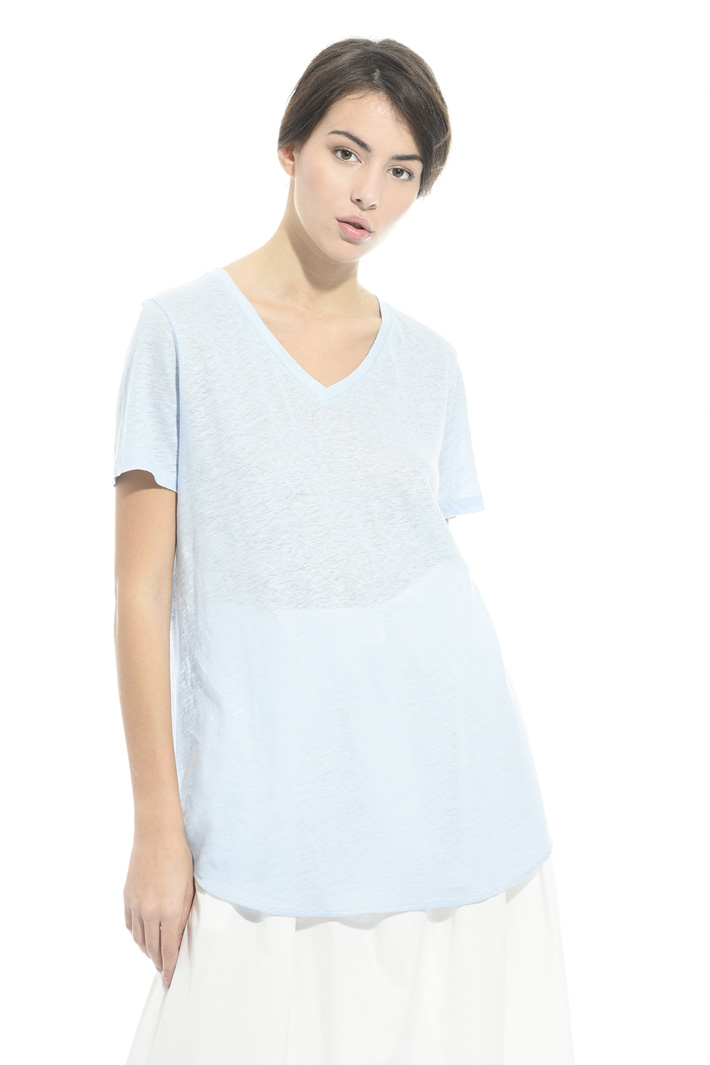 T-shirt in jersey di lino Intrend T-shirt in jersey di lino Intrend