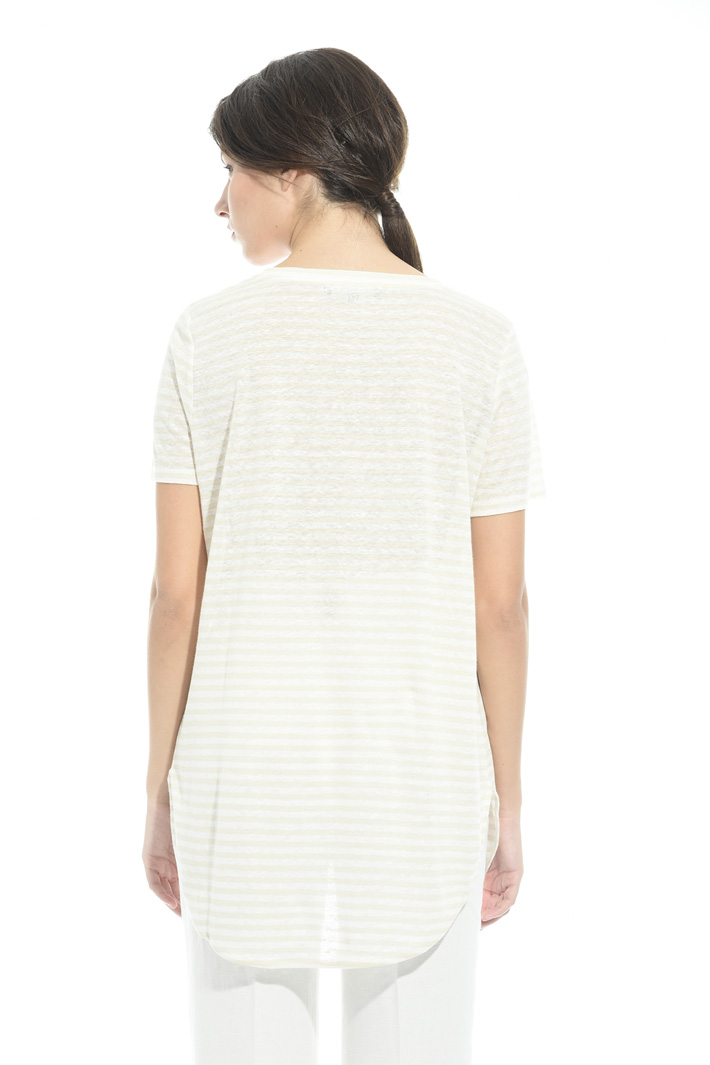 Linen jersey T-shirt Intrend Linen jersey T-shirt Intrend