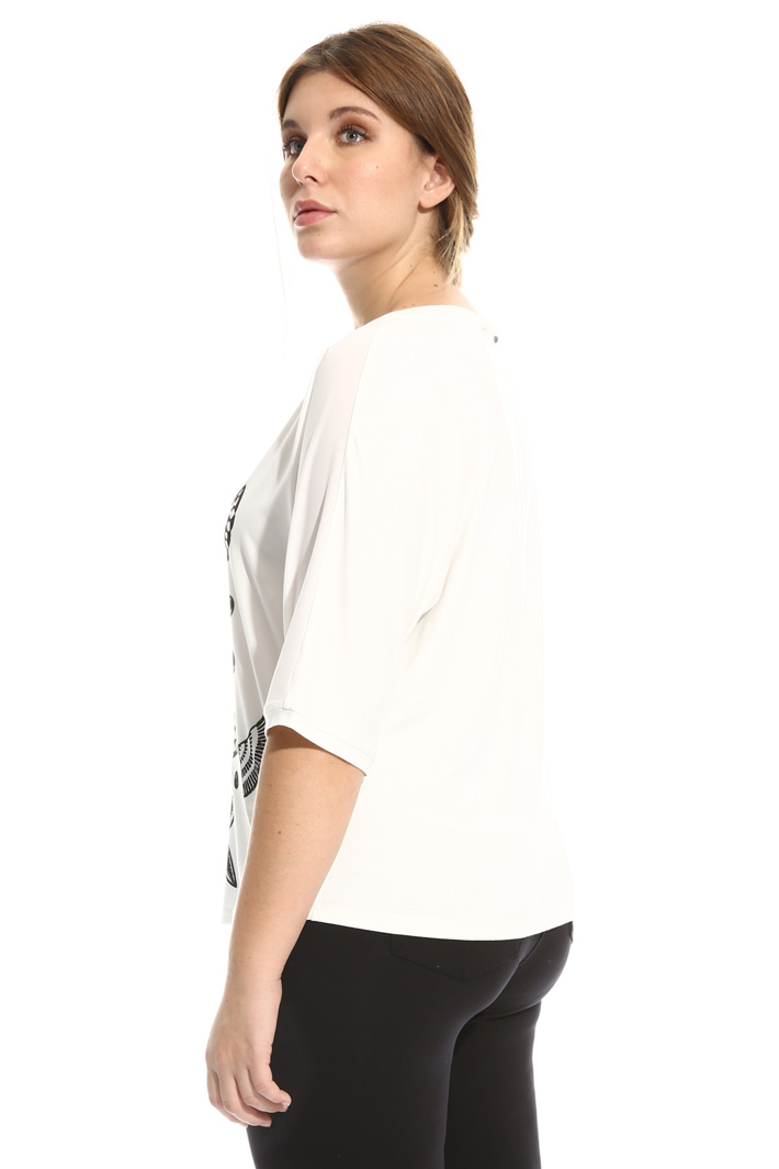 T-shirt in jersey con stampa Intrend T-shirt in jersey con stampa Intrend