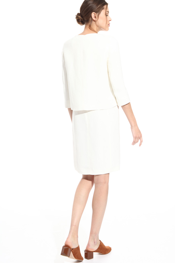 Giacca in twill misto lino Intrend Giacca in twill misto lino Intrend
