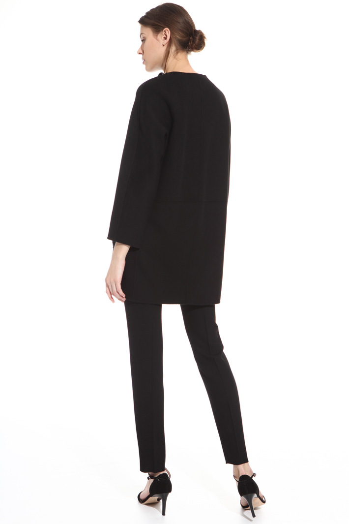Cappotto con ricamo al collo Intrend Cappotto con ricamo al collo Intrend