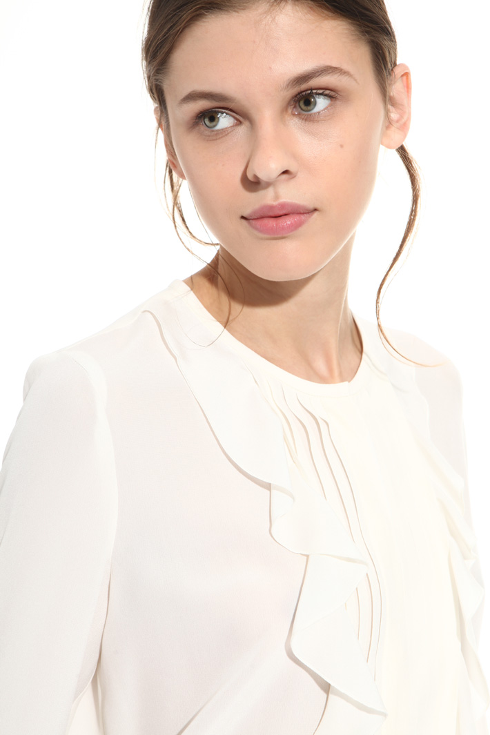 Camicia in seta con ruches Intrend Camicia in seta con ruches Intrend
