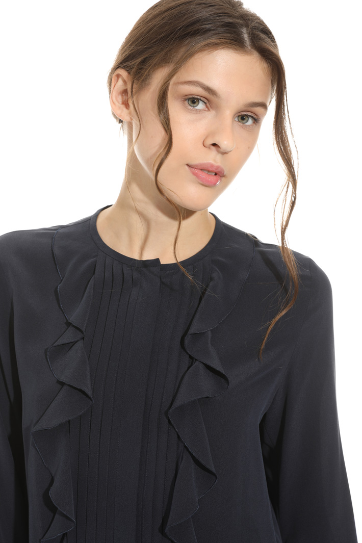 Camicia in seta con ruches Intrend Camicia in seta con ruches Intrend