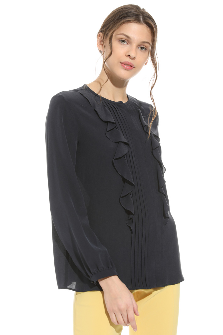 Camicia in seta con ruches Intrend Camicia in seta con ruches Intrend