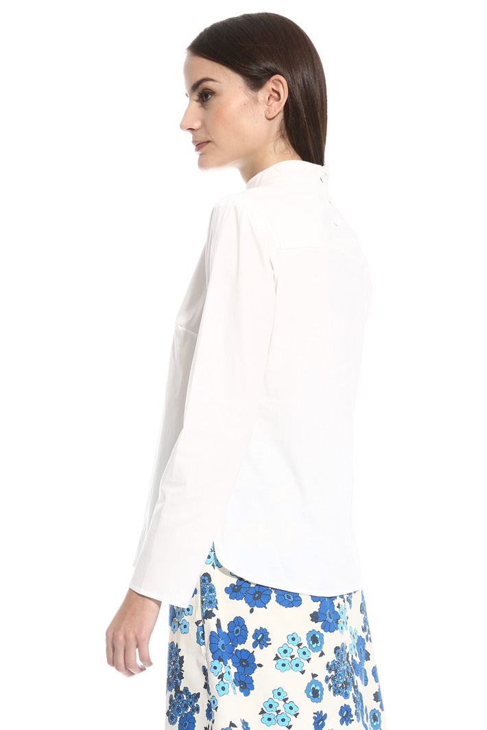 Blusa in popeline e jersey Intrend Blusa in popeline e jersey Intrend