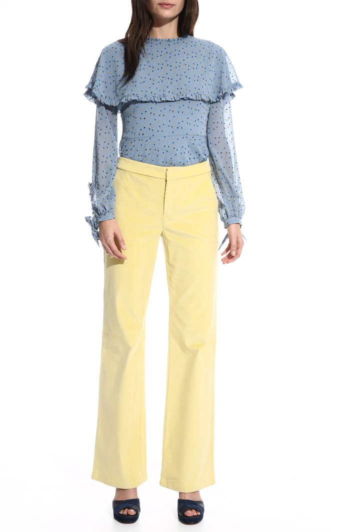 Long velvet trousers Intrend Long velvet trousers Intrend