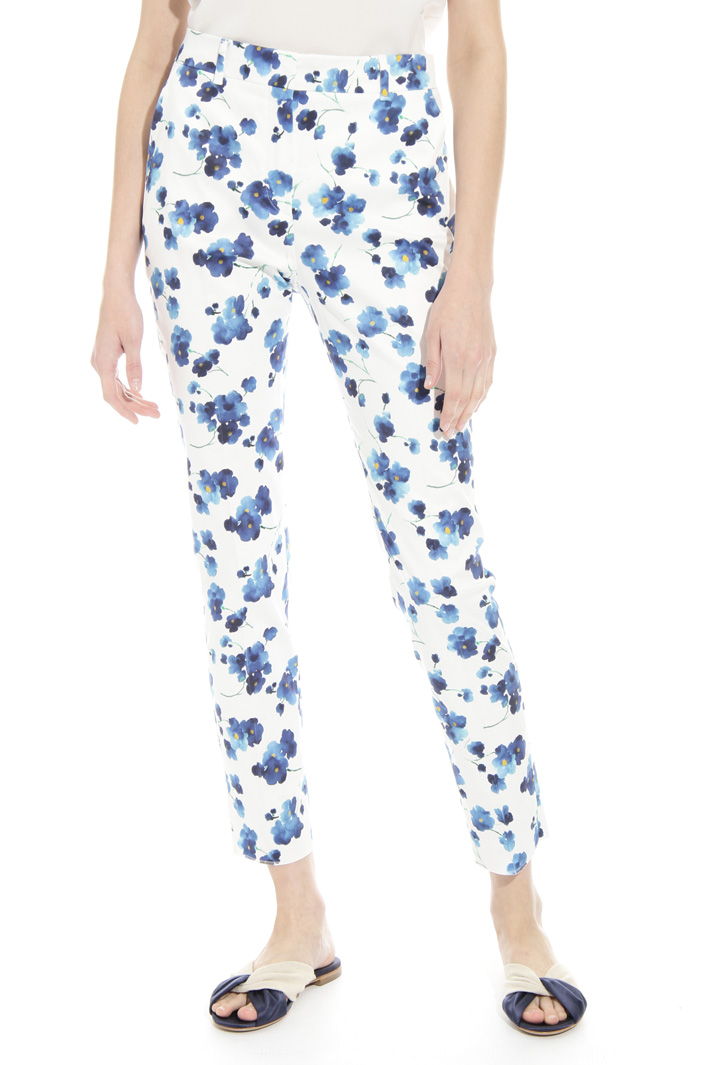 Pantalone in cotone stampato Intrend Pantalone in cotone stampato Intrend