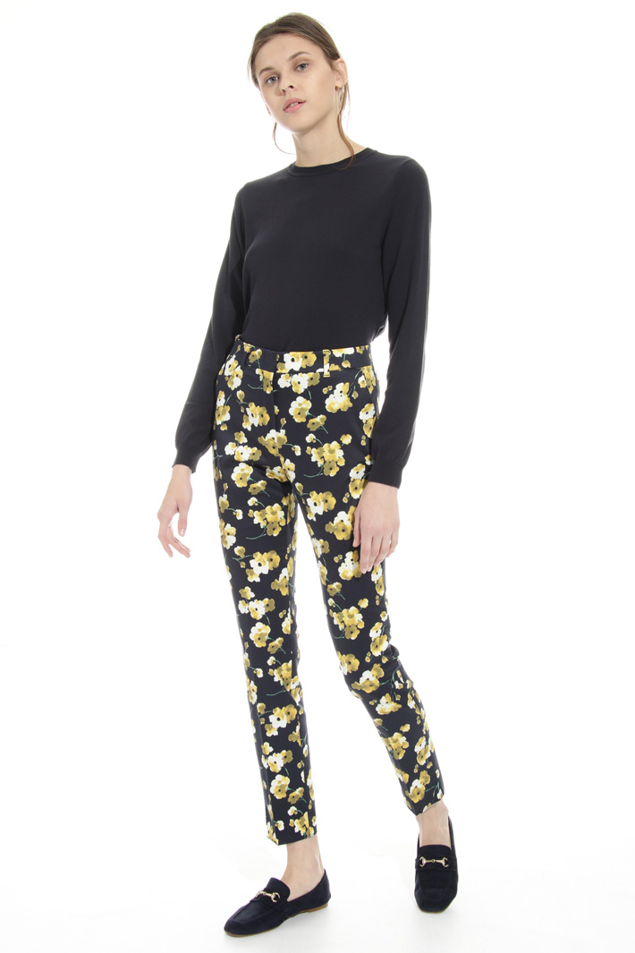 Pantalone in cotone stampato Intrend Pantalone in cotone stampato Intrend