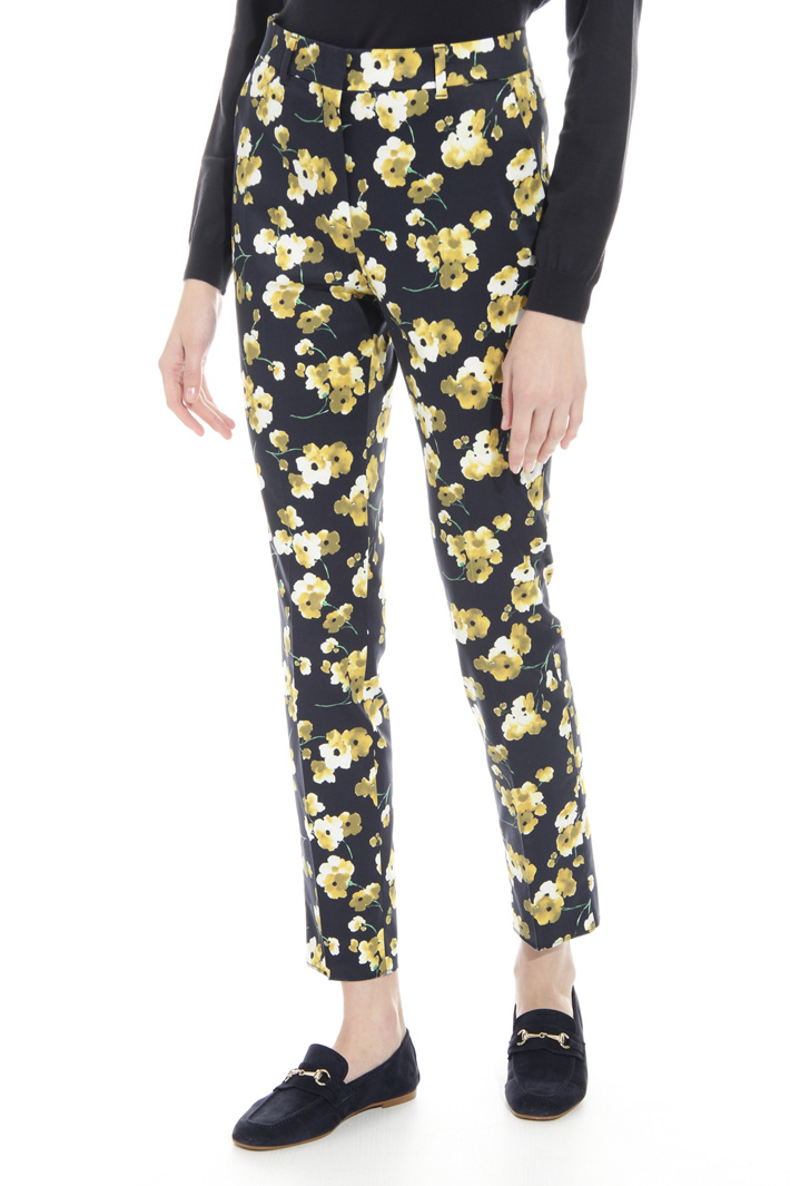 Pantalone in cotone stampato Intrend Pantalone in cotone stampato Intrend