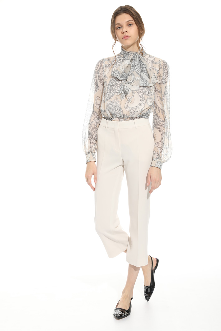 Cropped cady trousers Intrend Cropped cady trousers Intrend