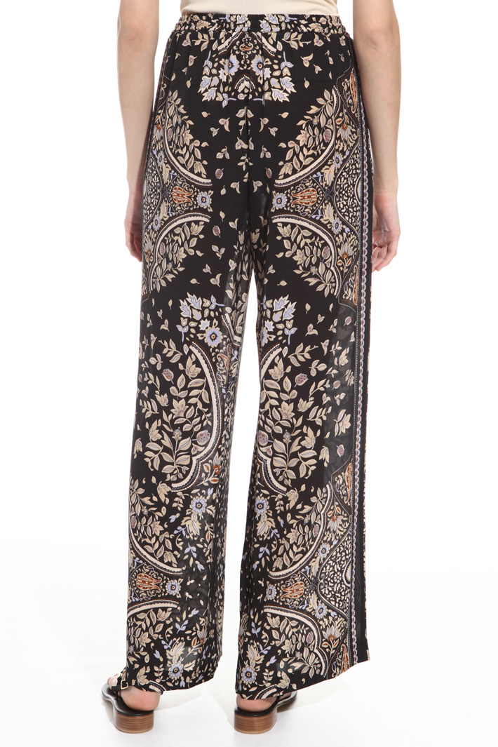 Pantalone in seta stampata Intrend Pantalone in seta stampata Intrend