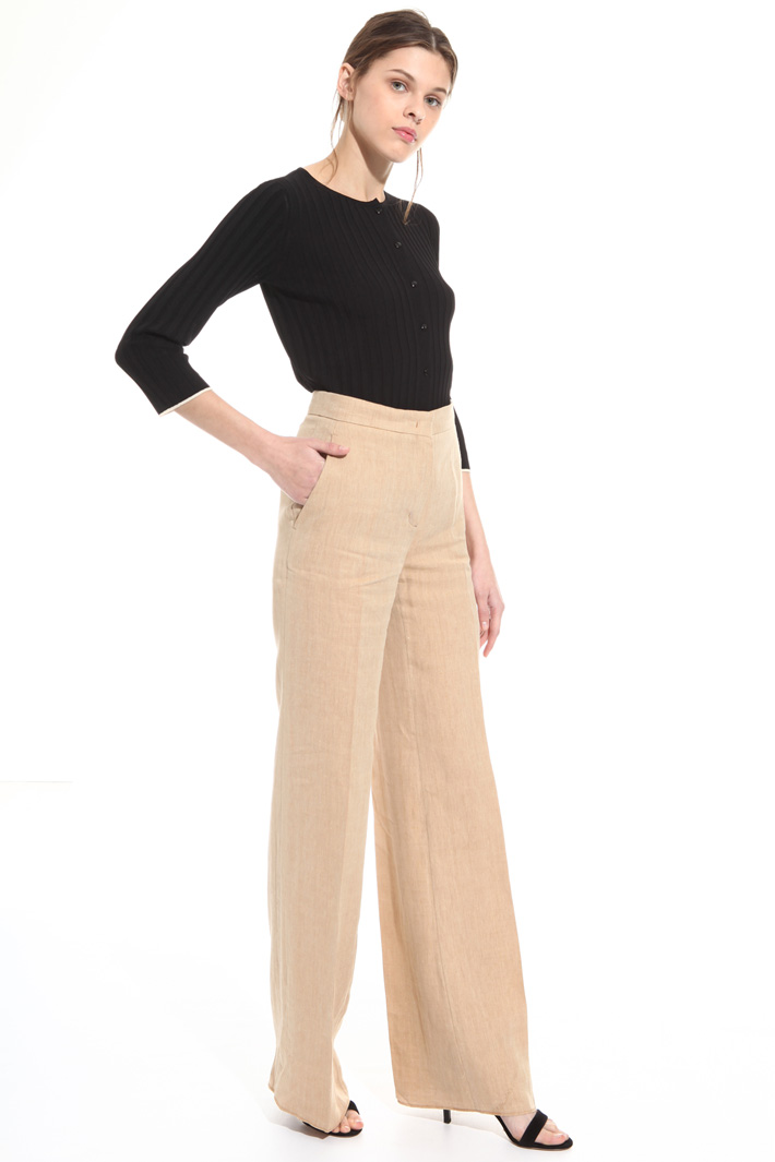 Linen and ramié trousers Intrend Linen and ramié trousers Intrend