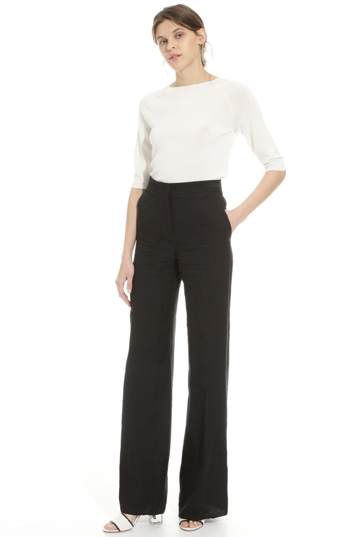 Linen and ramié trousers Intrend Linen and ramié trousers Intrend