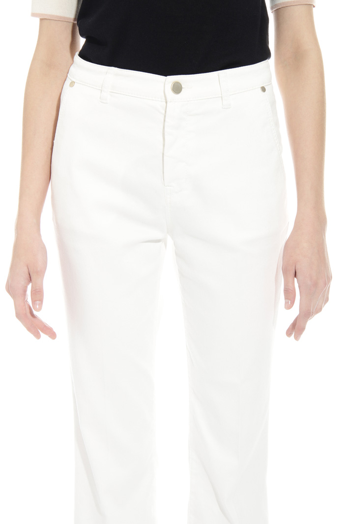 Pantalone flare in drill Intrend Pantalone flare in drill Intrend