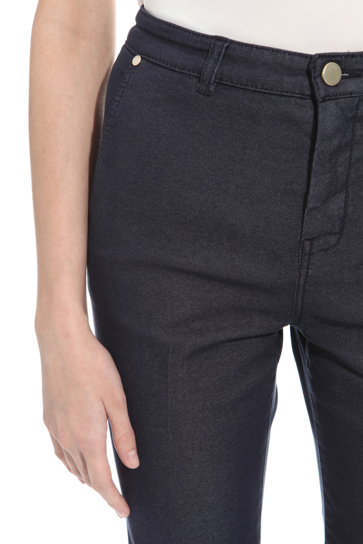 Pantalone flare in drill Intrend Pantalone flare in drill Intrend