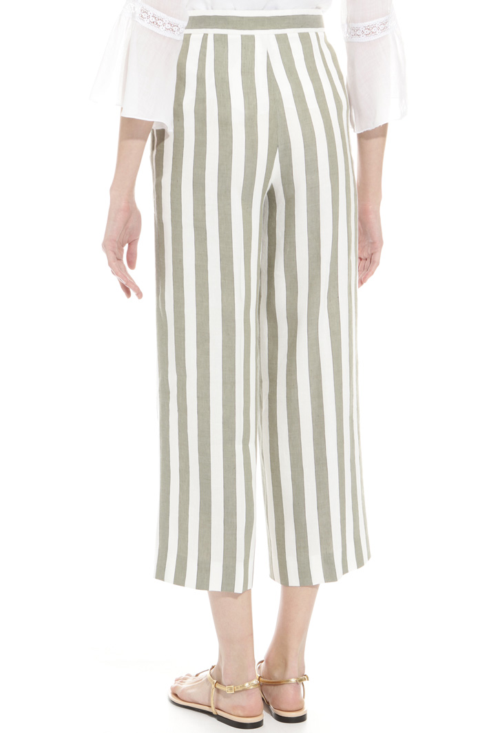 Pantalone in lino a righe Intrend Pantalone in lino a righe Intrend