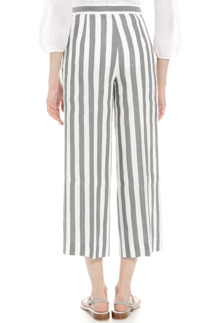 Striped linen trousers Intrend Striped linen trousers Intrend