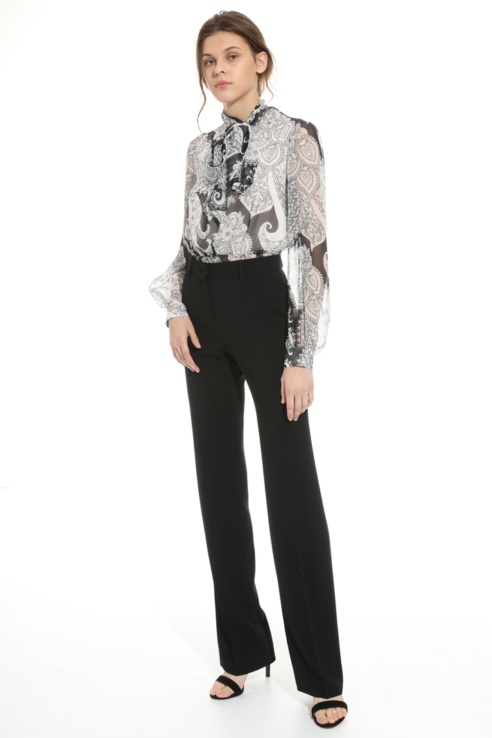 Pantalone lungo in cady Intrend Pantalone lungo in cady Intrend