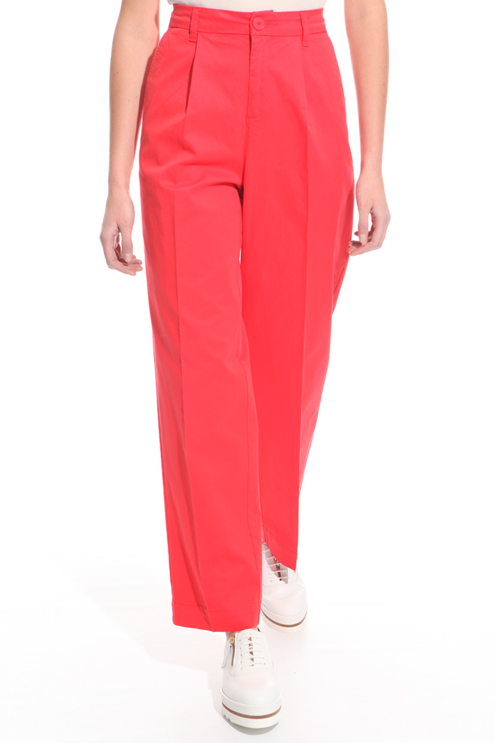 Straight-leg cotton trousers Intrend Straight-leg cotton trousers Intrend