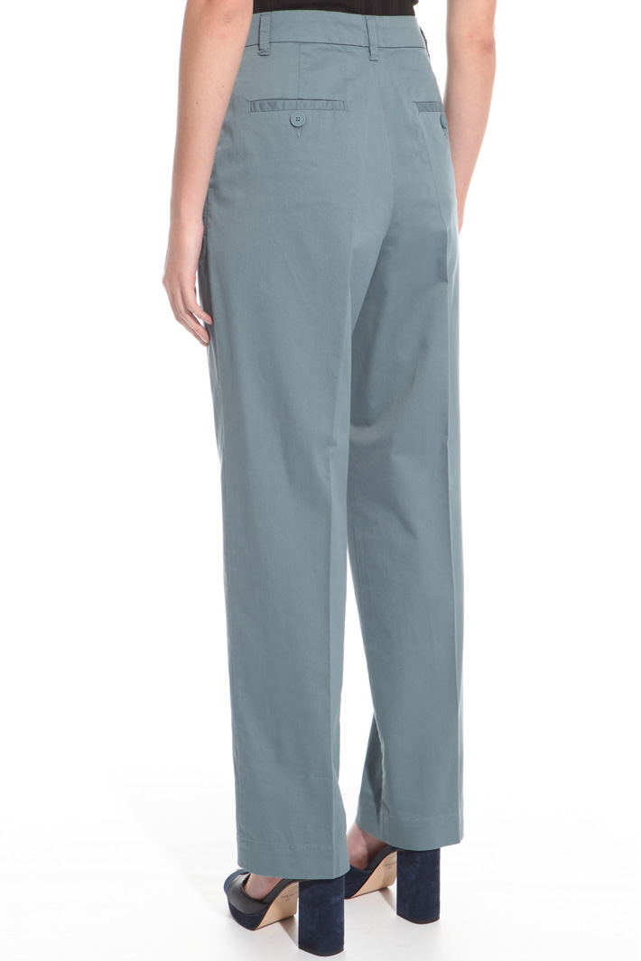Straight-leg cotton trousers Intrend Straight-leg cotton trousers Intrend