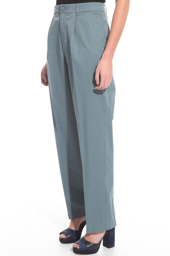 Straight-leg cotton trousers Intrend Straight-leg cotton trousers Intrend