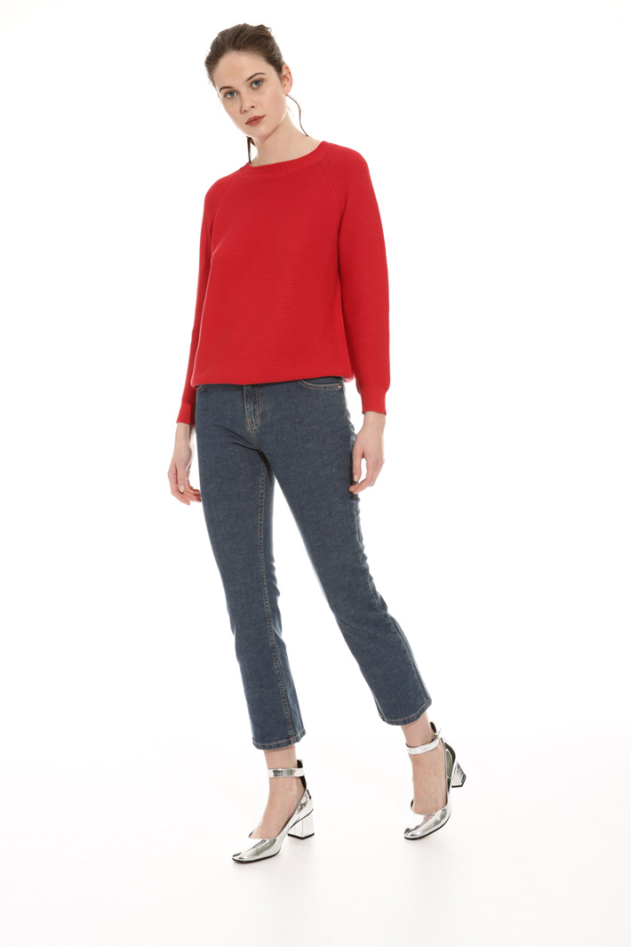 Cropped slim fit trousers Intrend Cropped slim fit trousers Intrend