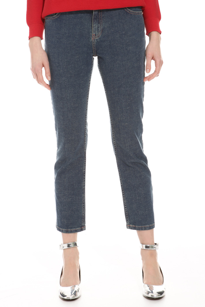 Cropped slim fit trousers Intrend Cropped slim fit trousers Intrend