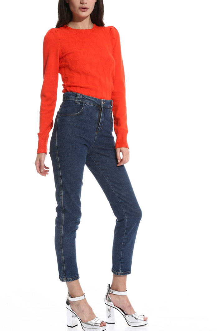Jeans aderente a vita alta Intrend Jeans aderente a vita alta Intrend