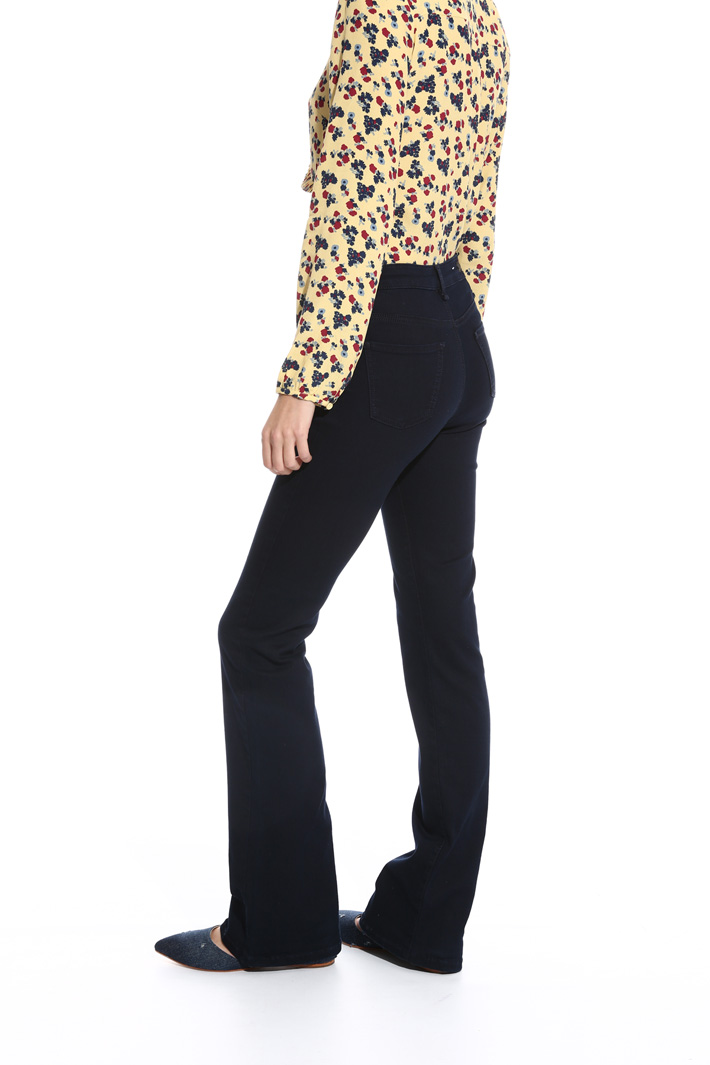 Flared denim trousers Intrend Flared denim trousers Intrend