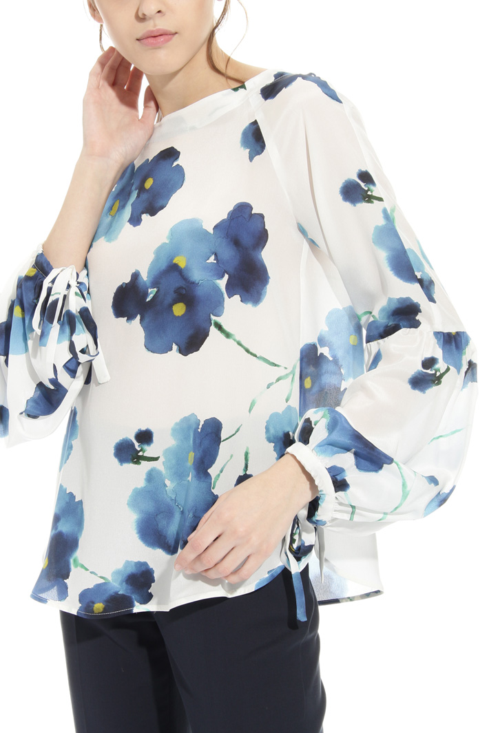 Blusa in seta stampata Intrend Blusa in seta stampata Intrend